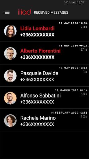 Iliad Visual Voicemail screenshot 3