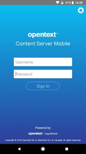 OpenText Content Server Mobile screenshot 1