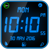 Night Digital Clock With Alarm icon