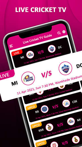 Live Cricket TV  -HD Live TV In Hindi screenshot 2
