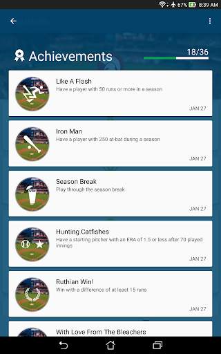 Baseball Legends Manager 2017 screenshot 12