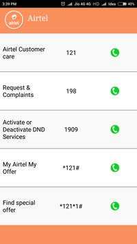 Ussd codes for all sim cards 5 تصوير الشاشة