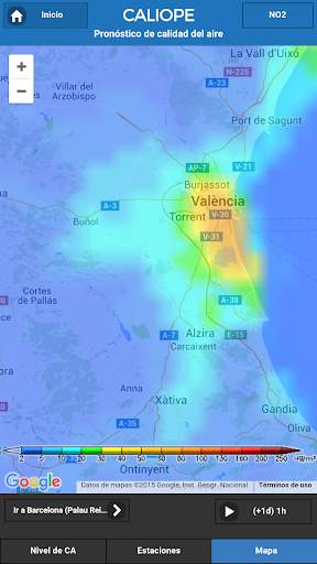 CALIOPE: Air Quality screenshot 2