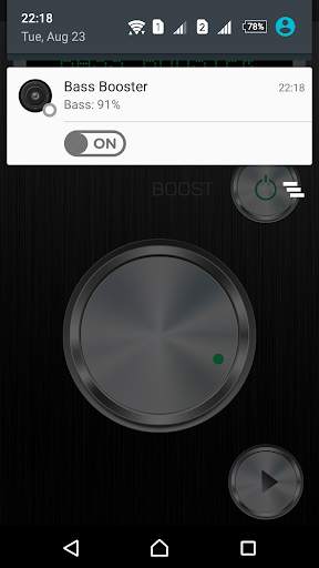 Bass Booster Black Edition screenshot 4