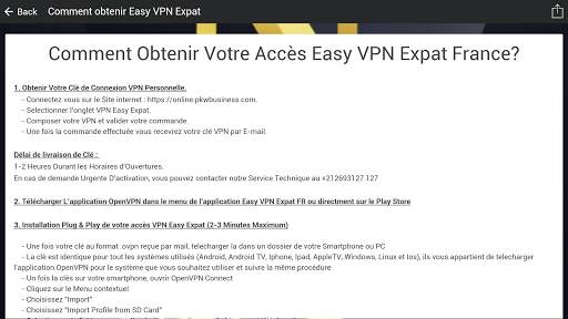 VPN Easy Expat France screenshot 5