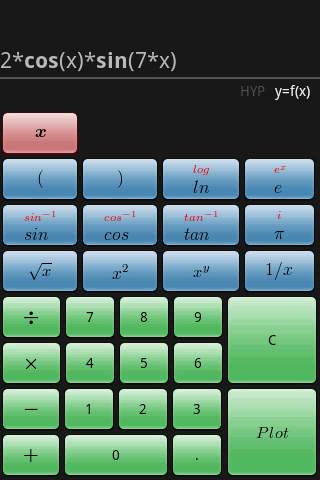 Calc & Plot Lite screenshot 1