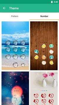 Green Applock Theme Beach screenshot 4