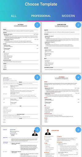 Free CV Maker & Resume PDF Maker screenshot 2