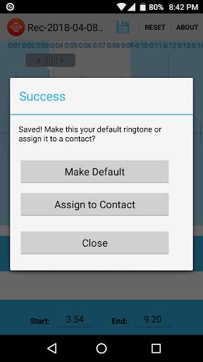 MP3 Cutter Tone Maker screenshot 5
