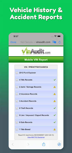 VIN Check Report for Used Cars screenshot 3