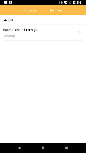 MyFiles screenshot 2