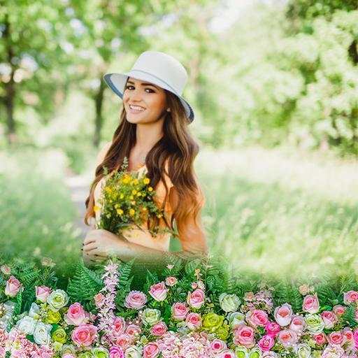 Garden Photo Frames Editor screenshot 2