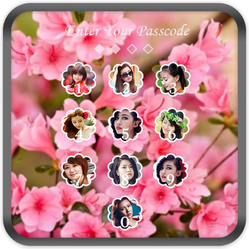 Pink Flower Lock Screen 1.1