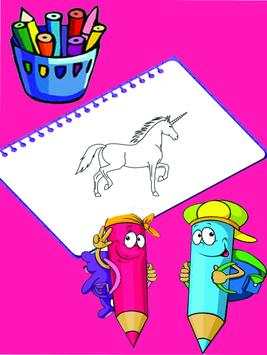 Coloring Unicorn Sandbox Color by Page Book screenshot 6