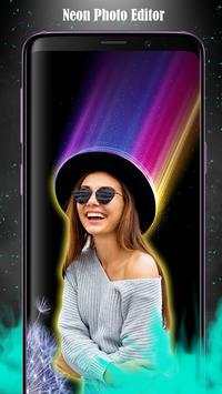 Neon Spiral Effect Photo Editor screenshot 4