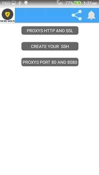 proxy, ssh and vpn screenshot 2