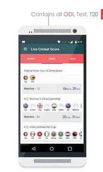 Live Cricket Score App screenshot 3