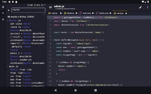 Acode - code editor | FOSS 10 تصوير الشاشة