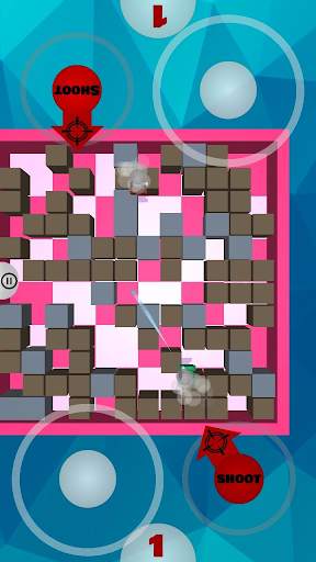 Tanks 3D for 2 players on 1 device - split screen screenshot 7