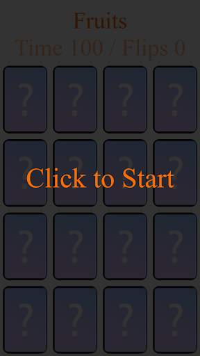Memory Game - Fruits screenshot 1