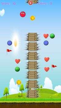 Red Aventure Candy Ball Jump screenshot 2