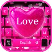 Pink love keyboard