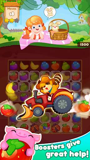 Fruit Garden: Match 3 Funny Farm screenshot 7