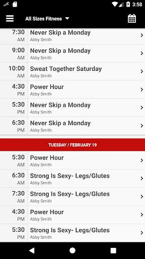 All Sizes Fitness screenshot 3
