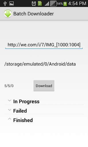 Batch Image Downloader screenshot 4