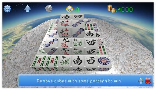 Mahjong 3D Cube Solitaire screenshot 1