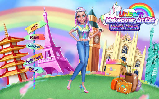 Unicorn Makeover Artist: World Travel screenshot 5