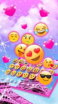 New Paris Love Keyboard Theme screenshot 3