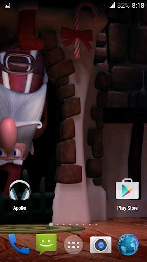 Christmas Santa 3D. Wallpaper screenshot 6