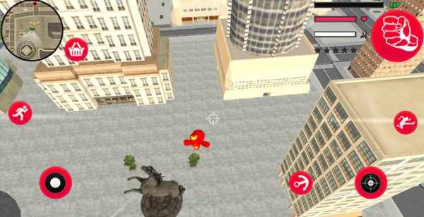 Iron Stickman Rope Hero War Gangstar OffRoad screenshot 4