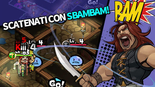 Guerrieri SbamBam - Puzzle RPG screenshot 5
