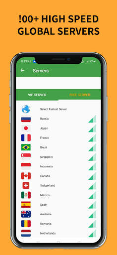 X VPN Browser Free Server All Over Country 2021 screenshot 3