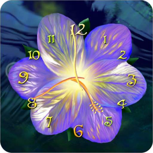 Serene flower clock HD widget 1.4.2