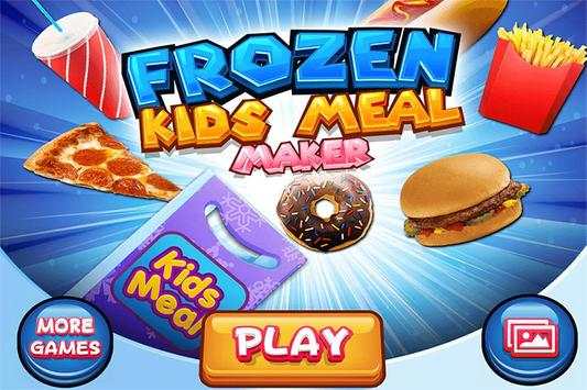 Kids Meal Maker Frozen Edition - Make School Lunch screenshot 1
