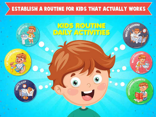 Kids Routine Daily Activities - Day & Night Chores screenshot 1