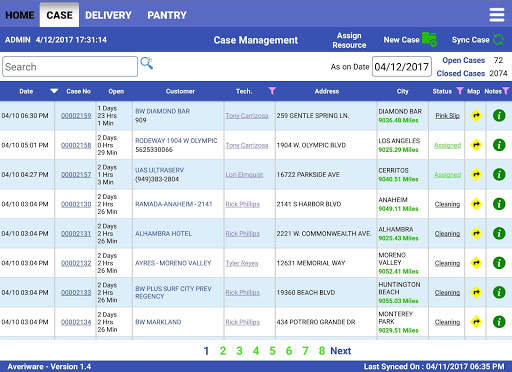 Averiware Field Services APP screenshot 4