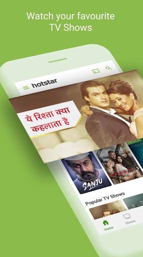 Hotstar Live TV - Cricket TV Show Hotstar TV Guide screenshot 1