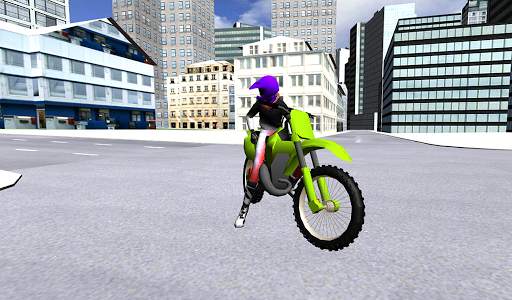 Motorbike Driving 3D City screenshot 10
