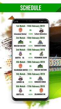 PSL 4 Schedule 2019 PSL Live Match Score screenshot 3