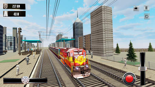 Train Racing Simulator 2019: New Train Games 3D screenshot 11