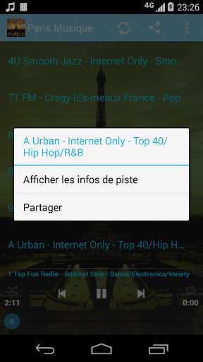 Paris Music ONLINE screenshot 3
