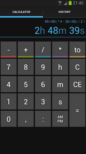 Time Calc screenshot 1