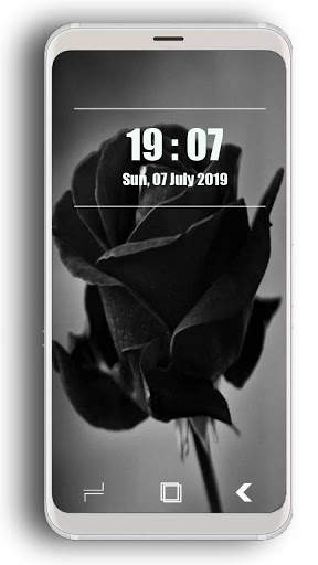 Black Flowers Wallpaper screenshot 5
