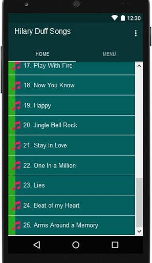 Hilary Duff Songs screenshot 2