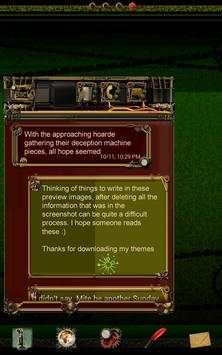 Steampunk GO Message Theme screenshot 4