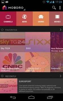 Mobdro screenshot 1